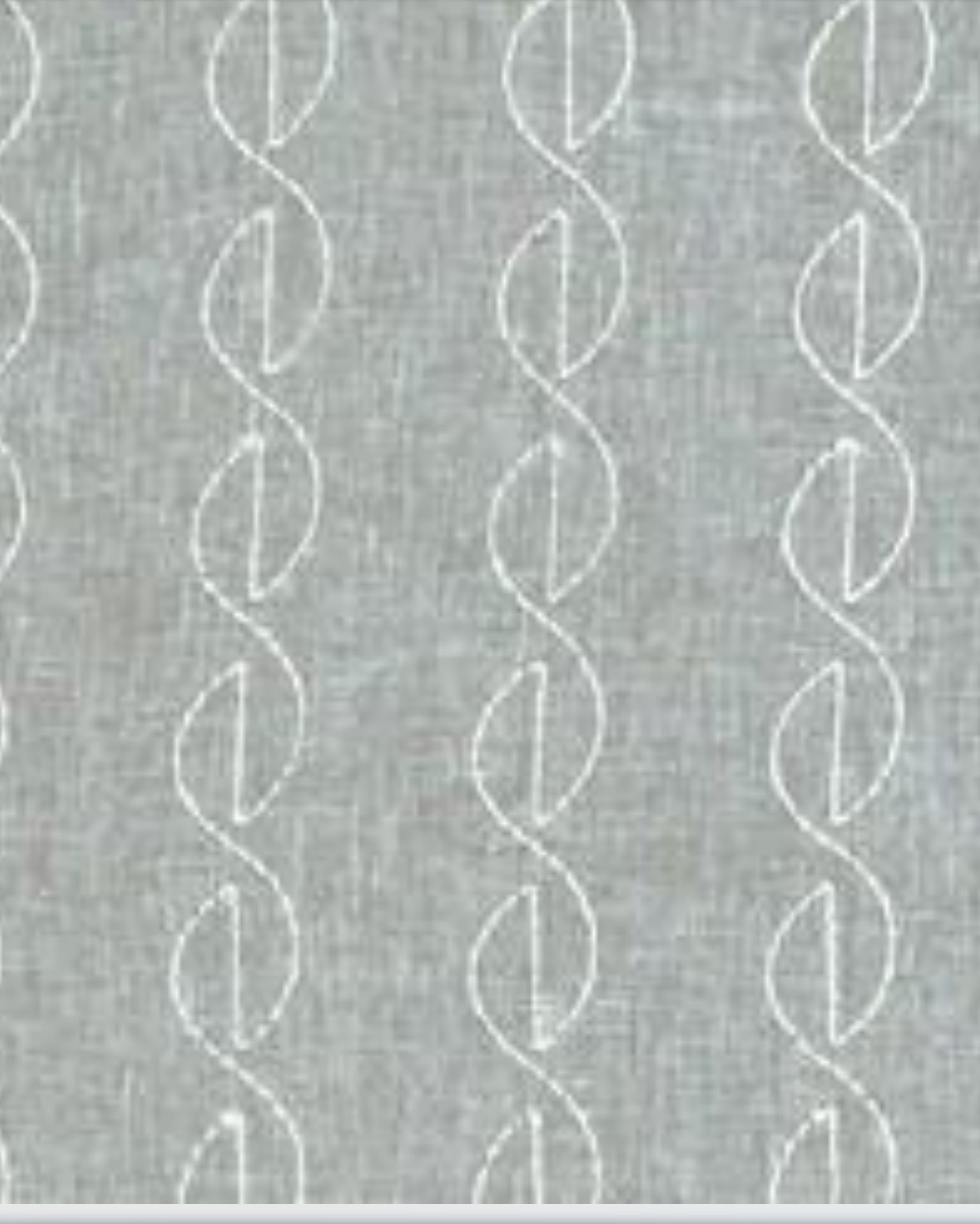 Silver Drift Embroidered Drapes